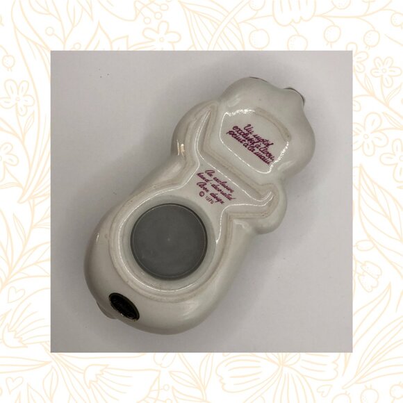 AVON 1978 Hand Decorated Flowers Pig Figurine/Sachet - by Ceramarte in Brazil - Picture 4 of 5